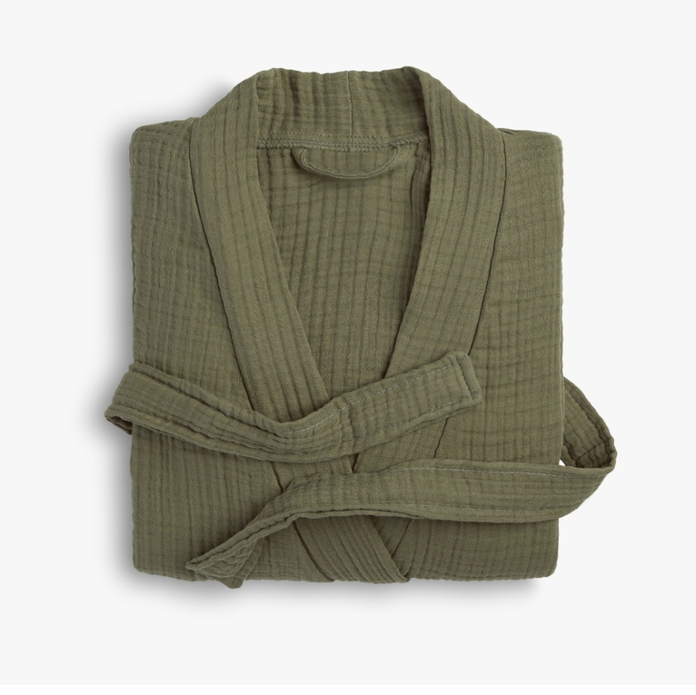 NWOT Parachute Cloud Cotton Robe in Surplus